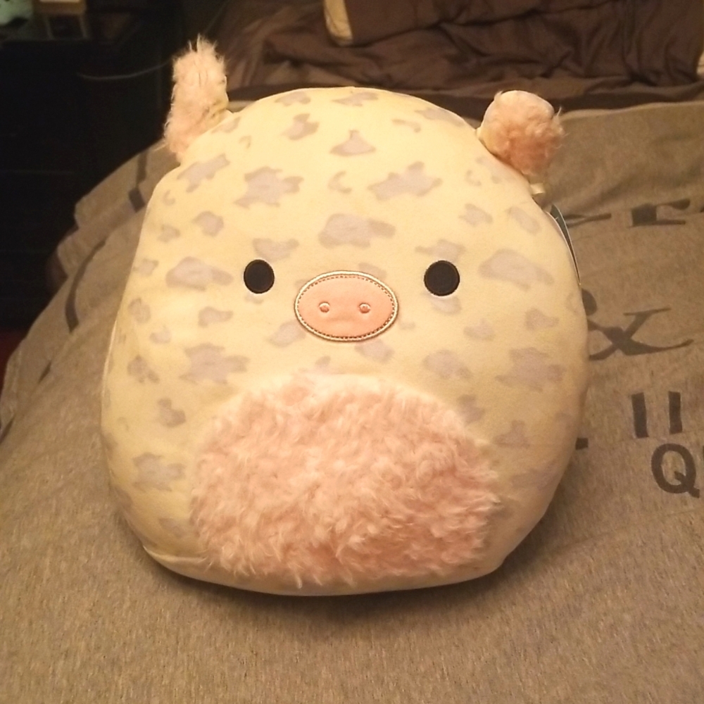 Rosie Squishmallow 12 inch fuzzy belly